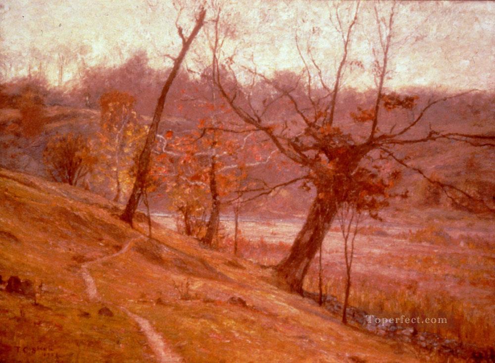 The Bloom Of Grape 1893 Impressionist Indiana landscapes Theodore Clement Steele Oil Paintings